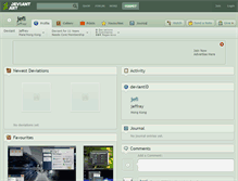 Tablet Screenshot of jefi.deviantart.com