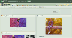 Desktop Screenshot of luciferflash.deviantart.com