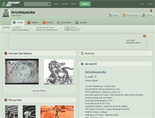 Tablet Screenshot of ienzokayazuka.deviantart.com