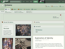 Tablet Screenshot of burtsosexy.deviantart.com