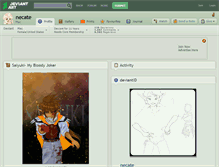 Tablet Screenshot of necate.deviantart.com