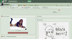 Desktop Screenshot of blackberri.deviantart.com