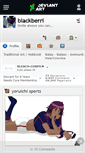 Mobile Screenshot of blackberri.deviantart.com