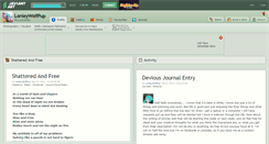 Desktop Screenshot of lonleywolfpup.deviantart.com
