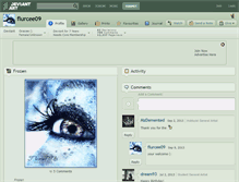 Tablet Screenshot of flurcee09.deviantart.com