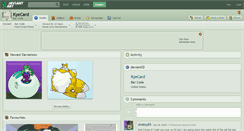 Desktop Screenshot of kyecard.deviantart.com