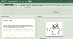 Desktop Screenshot of littlemisscritical.deviantart.com