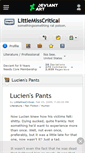 Mobile Screenshot of littlemisscritical.deviantart.com