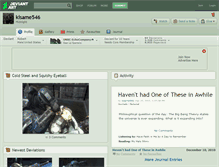 Tablet Screenshot of kisame546.deviantart.com