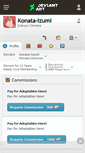 Mobile Screenshot of konata-izumi.deviantart.com