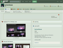 Tablet Screenshot of bertoniloose.deviantart.com