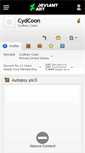 Mobile Screenshot of cydcoon.deviantart.com