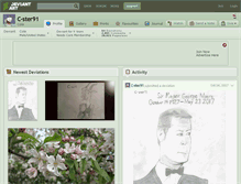 Tablet Screenshot of c-ster91.deviantart.com