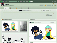 Tablet Screenshot of limeth.deviantart.com