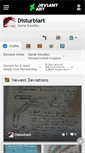 Mobile Screenshot of disturbiart.deviantart.com