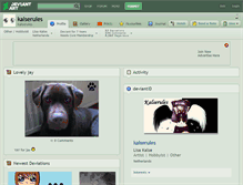 Tablet Screenshot of kalserules.deviantart.com