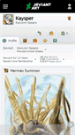 Mobile Screenshot of kaysper.deviantart.com