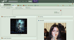 Desktop Screenshot of missdahmer.deviantart.com