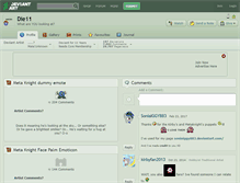 Tablet Screenshot of die11.deviantart.com