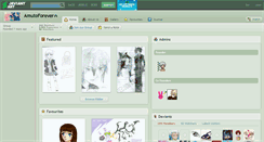 Desktop Screenshot of amutoforever.deviantart.com