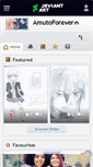 Mobile Screenshot of amutoforever.deviantart.com