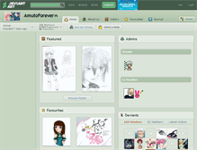 Tablet Screenshot of amutoforever.deviantart.com