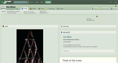 Desktop Screenshot of davvblack.deviantart.com