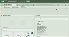 Desktop Screenshot of cynder-lover.deviantart.com