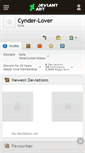 Mobile Screenshot of cynder-lover.deviantart.com