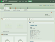 Tablet Screenshot of cynder-lover.deviantart.com