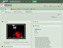 Tablet Screenshot of maessence.deviantart.com