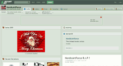 Desktop Screenshot of nordicartforce.deviantart.com