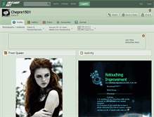 Tablet Screenshot of chepre1501.deviantart.com