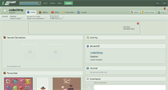 Desktop Screenshot of codechimp.deviantart.com