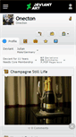 Mobile Screenshot of onecton.deviantart.com