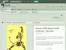 Tablet Screenshot of kuurion.deviantart.com