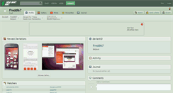 Desktop Screenshot of freddi67.deviantart.com