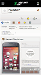 Mobile Screenshot of freddi67.deviantart.com