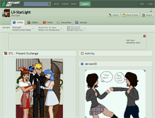 Tablet Screenshot of lil-starlight.deviantart.com