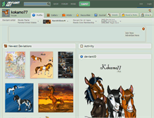 Tablet Screenshot of kokamo77.deviantart.com