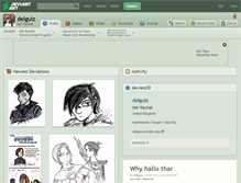 Tablet Screenshot of delguiz.deviantart.com