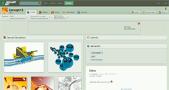 Desktop Screenshot of concept13.deviantart.com