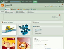 Tablet Screenshot of concept13.deviantart.com