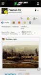 Mobile Screenshot of framelife.deviantart.com
