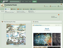 Tablet Screenshot of fromdarkerwoods.deviantart.com