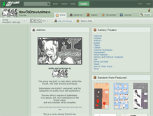 Tablet Screenshot of howtodrawanime.deviantart.com