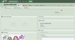 Desktop Screenshot of foo-foo-cuddly-poops.deviantart.com