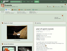 Tablet Screenshot of ewanecka.deviantart.com