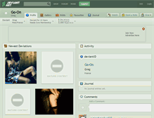 Tablet Screenshot of go-on.deviantart.com