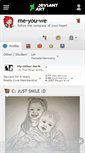 Mobile Screenshot of me-you-we.deviantart.com